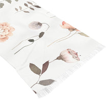 Watercolor Wildflowers Light Scarf | Floral Spring Scarf