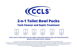 CCLS 2-n-1 Toilet Bowl Pucks (box of 12)
